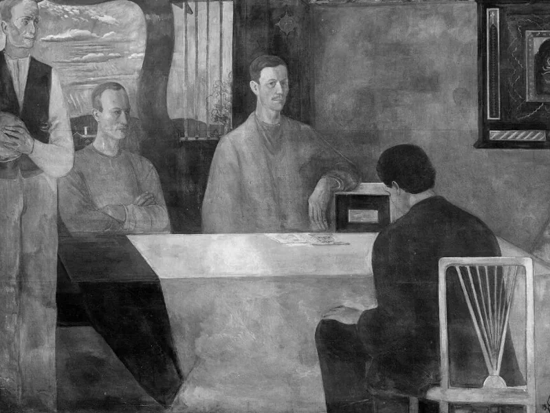 1887-Bertil Damm - Societa folcloristica locale di Karsjo